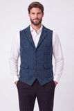 Army Green Single Breasted Notch Lapel Men's Suits Vest