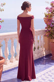 Champagne Sequins Mermaid Cap Sleeves Long Formal Dress with Slit