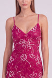 Pink Floral Bodycon Sequins Beaded Short Cocktail Dress with Lace Up Back
