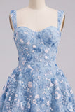 Apricot A-Line Sweetheart Floral Short Homecoming Dress with Sequins