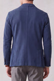 Navy Notch Lapel Single Breasted Men Suits Jacket with Pockets