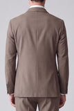 2 Piece Grey Shawl Lapel Single Breasted Men's Prom Suits