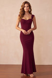 Mermaid Black Sweetheart Long Wedding Guest Dress