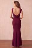 Mermaid Black Sweetheart Long Wedding Guest Dress