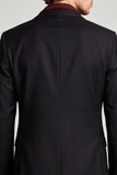 Black Peak Lapel One Button Embroideried Men's Prom Blazer