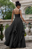 Load image into Gallery viewer, Matcha A Line Spaghetti Straps Long Bridesmaid Dress with Ruffles