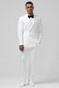 Load image into Gallery viewer, White Peak Lapel Double Breasted 2 Pieces Men&#39;s Suits