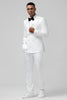 Load image into Gallery viewer, White Peak Lapel Double Breasted 2 Pieces Men&#39;s Suits