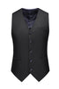 Load image into Gallery viewer, Black Notched Lapel Two Buttons Men&#39;s Wedding Suits