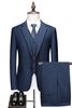 Load image into Gallery viewer, Black Notched Lapel Two Buttons Men&#39;s Wedding Suits