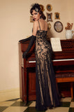 Mermaid Dark Red Sequins Spaghetti Straps Long Choir Dress
