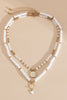 Load image into Gallery viewer, Boho White Beaded Necklace