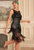Load image into Gallery viewer, Blush Sparkly Fringes Great Gatsby Dress with Sequins