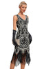 Load image into Gallery viewer, Apricot Fringes 1920s Flapper Dress