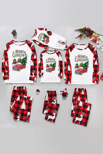 Plaid Printed Family Christmas Pajamas