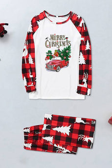 Plaid Printed Family Christmas Pajamas