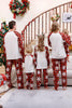 Load image into Gallery viewer, Red Plaid Matching Family Christmas Pajamas with Snowflake