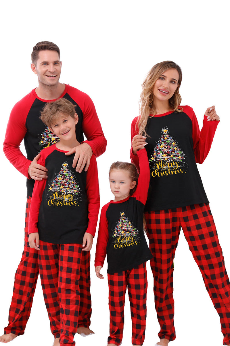 Load image into Gallery viewer, Christmas Family Red Plaid Pajama Sets