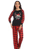 Load image into Gallery viewer, Print Family Christmas Pajamas with Red Plaid