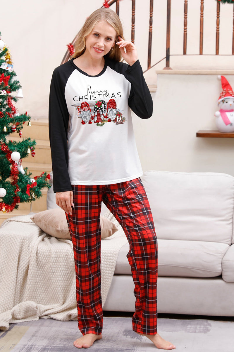 Load image into Gallery viewer, Long Sleeves Plaid Family Christmas Pajamas