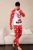 Load image into Gallery viewer, Red Deer Print Family Christmas Pajamas