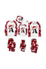 Load image into Gallery viewer, Red and White Christmas Printed Family Matching Pajamas Set