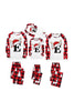 Load image into Gallery viewer, Red and White Christmas Printed Family Matching Pajamas Set