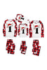 Load image into Gallery viewer, Christmas Printed Red and White Family Matching Pajamas Set