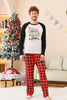 Load image into Gallery viewer, Black and Red Santa Printed Fmaily Pajamas Set