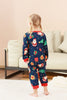 Load image into Gallery viewer, Navy Christmas Pattern Printed Family Pajamas Set