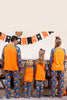 Load image into Gallery viewer, Orange Pumpkin Print Family Halloween Pajamas (Long Sleeves)