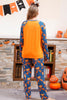 Load image into Gallery viewer, Orange Pumpkin Print Family Halloween Pajamas (Long Sleeves)