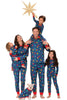 Load image into Gallery viewer, Dark Blue Color Light Bulb Print Family Matching Pajamas Set