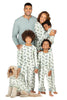 Load image into Gallery viewer, Grey Green Christmas Tree Print Christmas Family Matching Pajamas Set