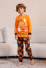 Load image into Gallery viewer, Pumpkin Print Orange Halloween Family Pajamas Set