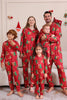 Load image into Gallery viewer, Red Christmas Tree Print Matching Christmas One-Piece Pajamas