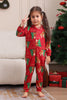 Load image into Gallery viewer, Red Christmas Tree Print Matching Christmas One-Piece Pajamas