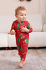 Load image into Gallery viewer, Red Christmas Tree Print Matching Christmas One-Piece Pajamas