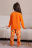 Load image into Gallery viewer, Halloween Orange Pumpkin Family Pajama Set