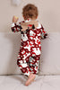 Load image into Gallery viewer, Burgundy Bear Family Pajama Set