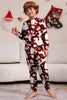 Load image into Gallery viewer, Burgundy Bear Family Pajama Set