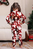 Load image into Gallery viewer, Burgundy Bear Family Pajama Set