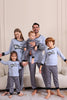 Load image into Gallery viewer, Grey Happy Halloween Family Pajama Set