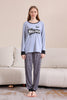 Load image into Gallery viewer, Grey Happy Halloween Family Pajama Set