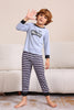 Load image into Gallery viewer, Grey Happy Halloween Family Pajama Set