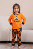 Load image into Gallery viewer, Orange Halloween Long Sleeve Family Matching Pajama Set