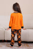 Load image into Gallery viewer, Orange Halloween Long Sleeve Family Matching Pajama Set