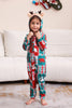 Load image into Gallery viewer, Red and Green Colorblock Christmas Hooded Family Pajama Set