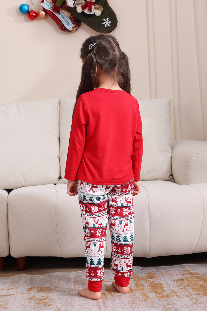 Load image into Gallery viewer, Red Christmas Family Matching Pajama Set