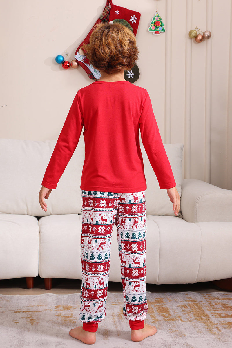 Load image into Gallery viewer, Red Christmas Family Matching Pajama Set